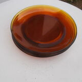 6 flat plates Duralex