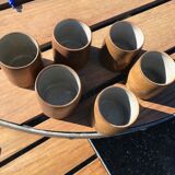 Glasses in sandstone