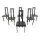 Italian Model Regia Dining Chairs by Antonello Mosca for Ycami, 1980s, Set of 6