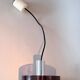Oxar 1970 pendant light in smoked brown pvc.