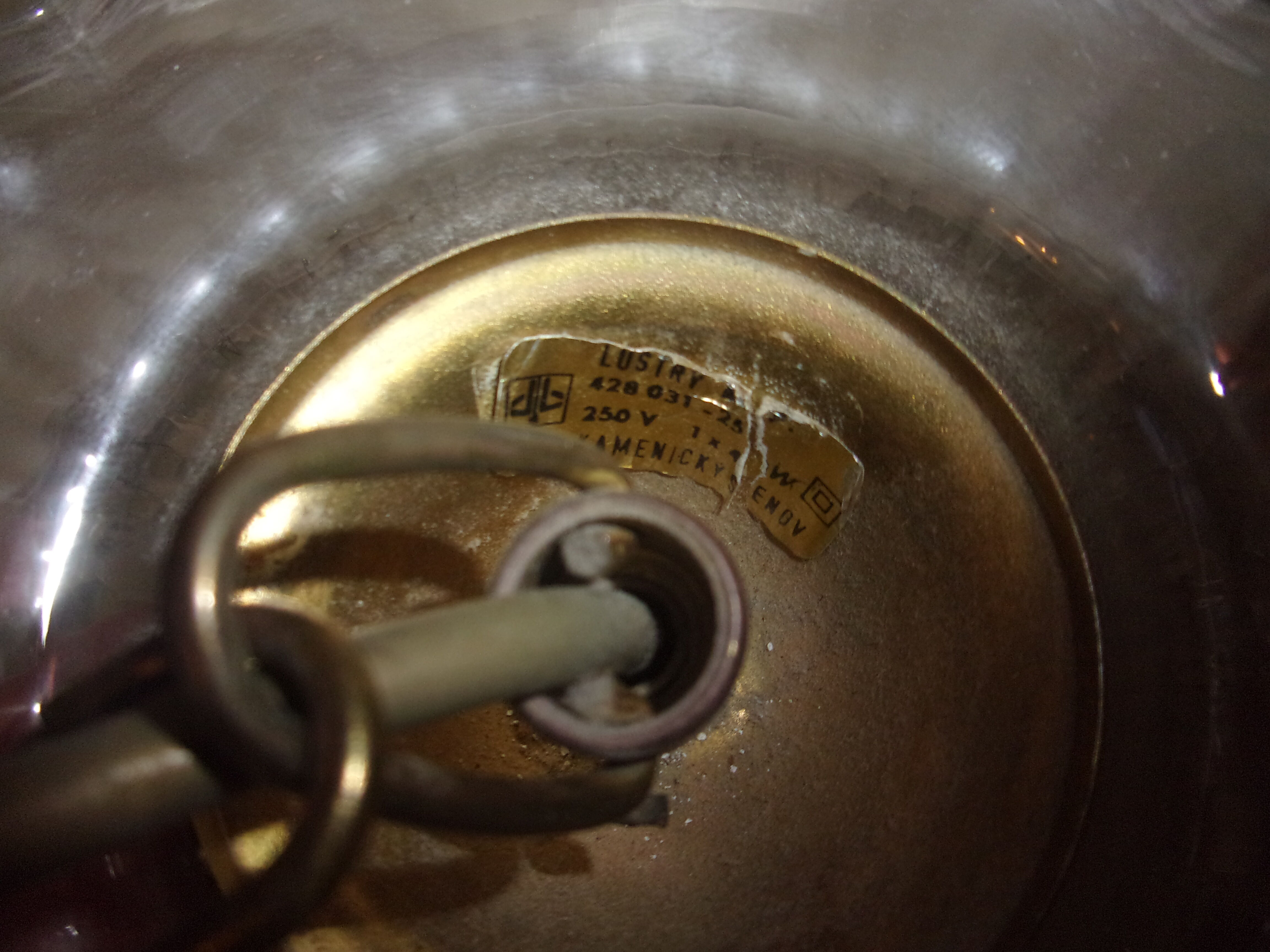 Chandelier garlands with crystal tassels Kamenicky Senov