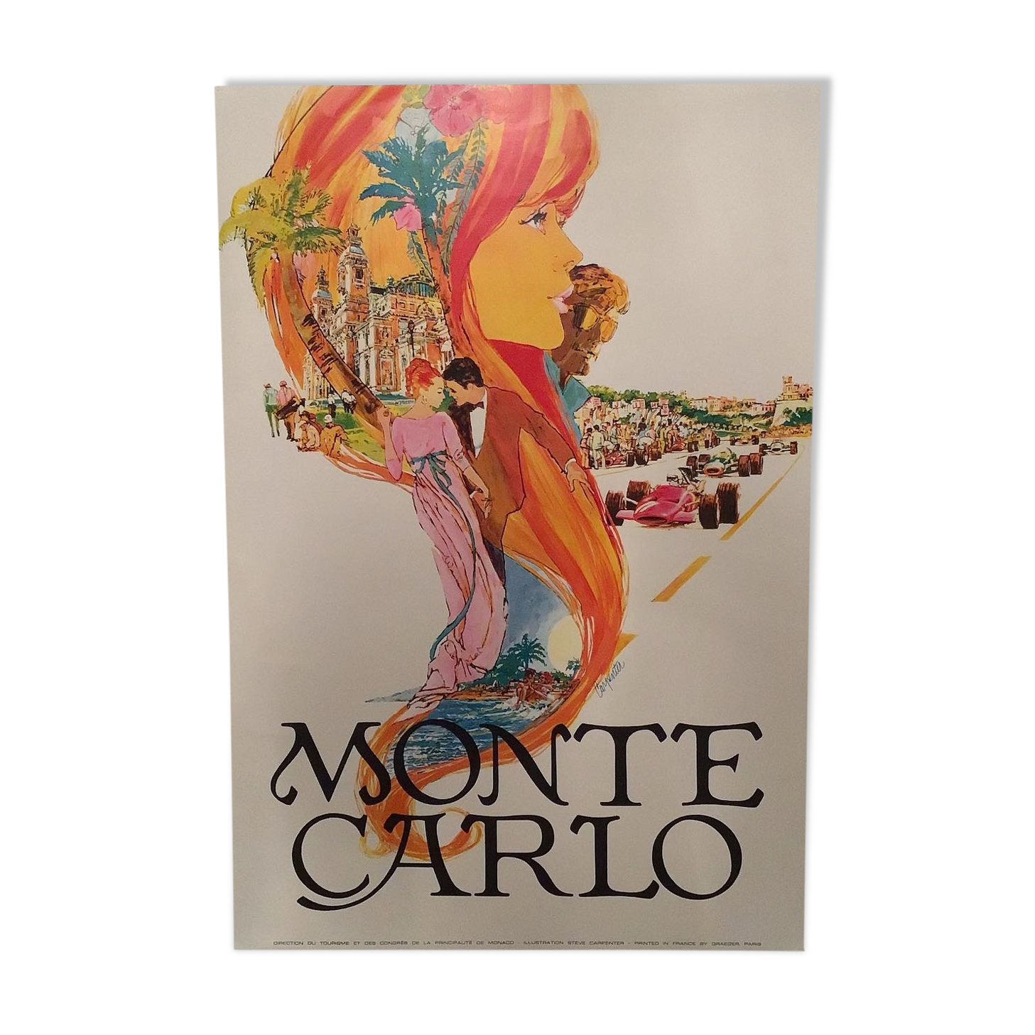 Old Monte Carlo poster