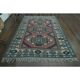 1970s Vintage Turkish Oushak Handmade Wool Cotton Pink Area Rug  192x256