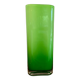Vase en verre vert acidulé