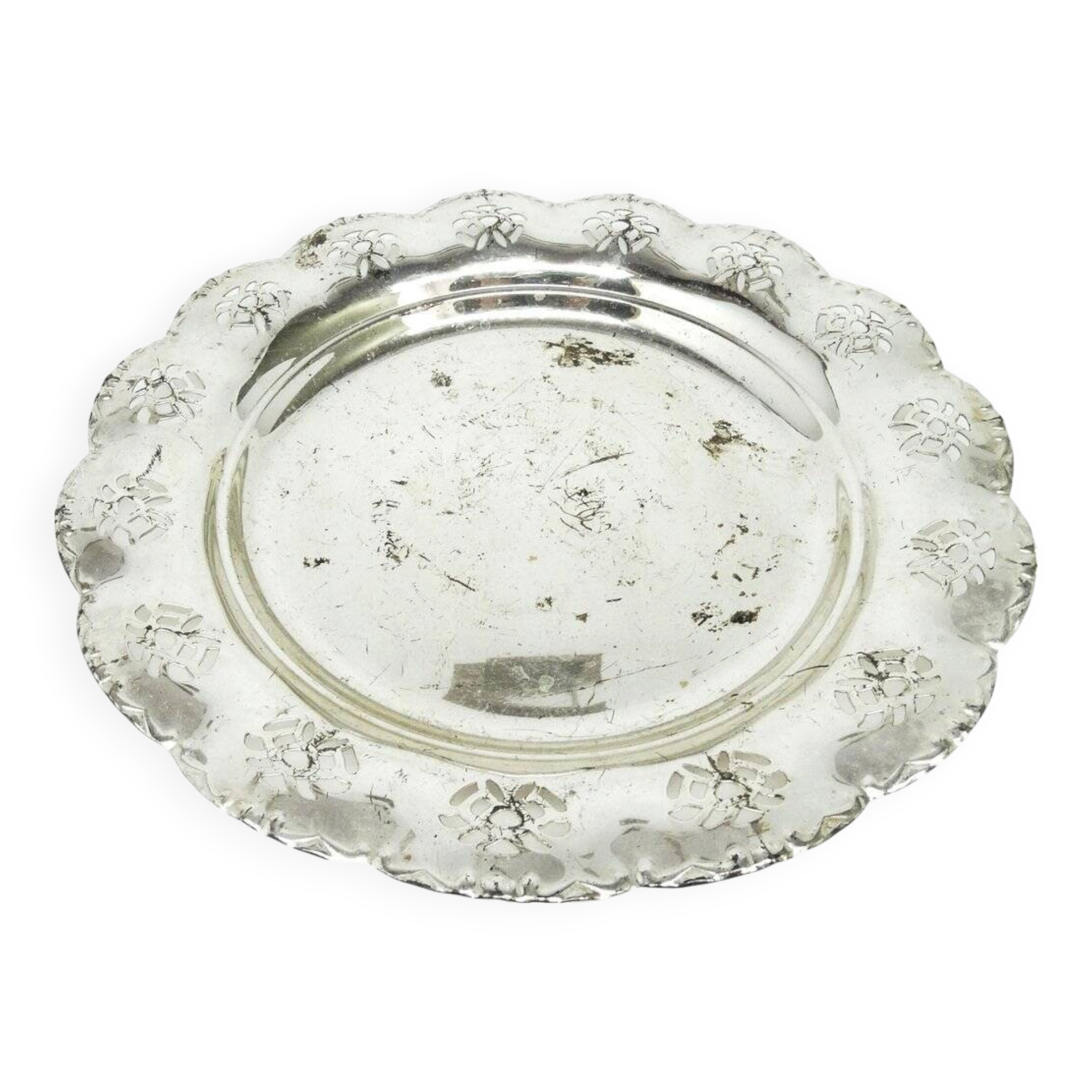 Art Deco platter from Richards, Denmark, 1960s