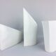 3 vintage ceramic white vases