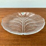 Vintage Swedish glass plate Eden by Orrefors, 1970s.