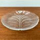Vintage Swedish glass plate Eden by Orrefors, 1970s.