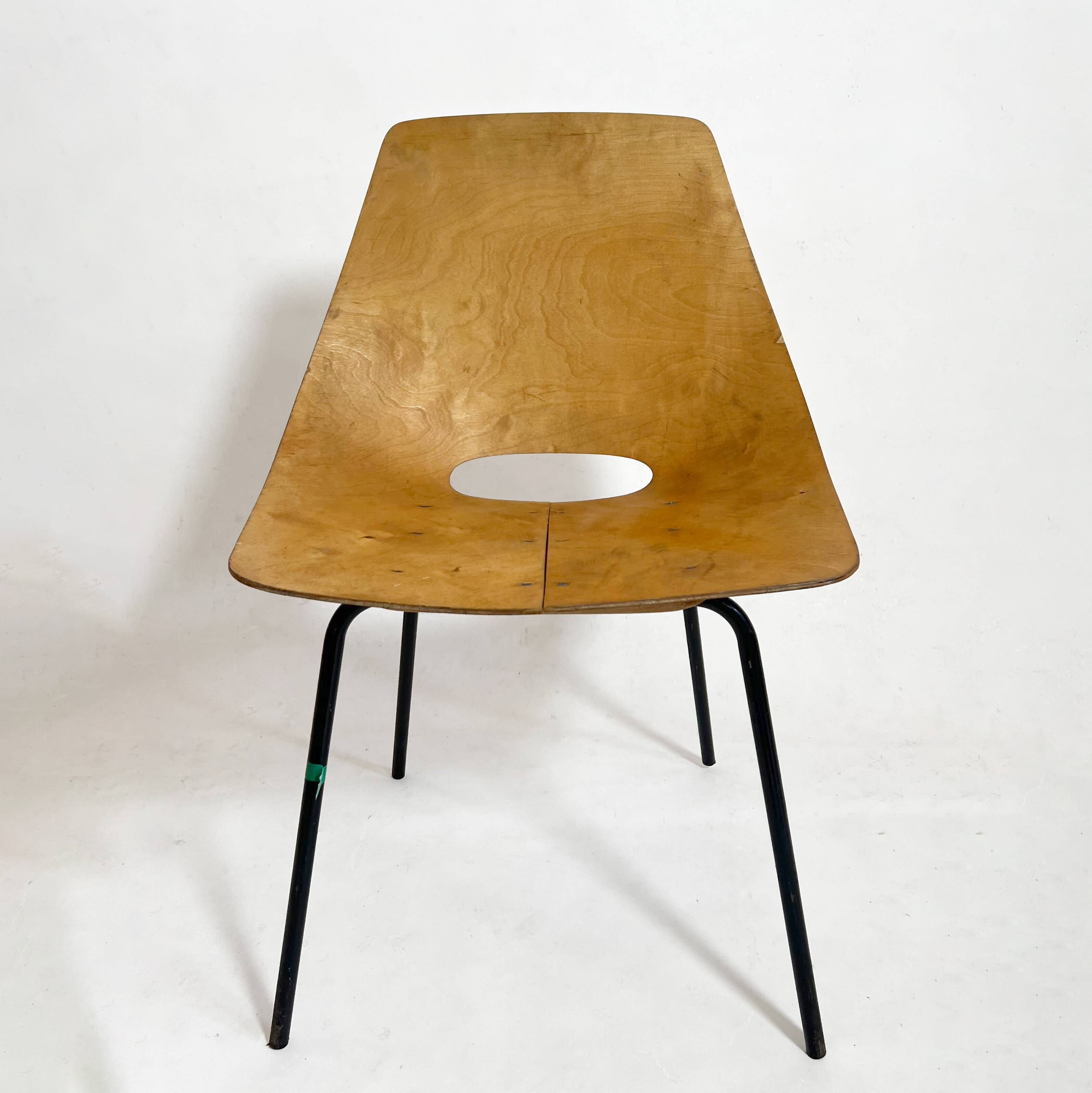 Pierre Guariche, Tonneau chair no. 3, 1950s.