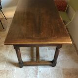 Extended farmhouse table
