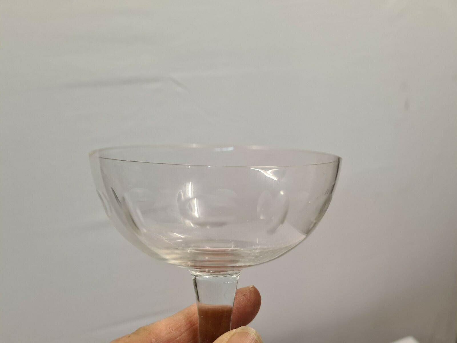 19 Louis Philippe style champagne glasses