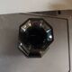 Vase cristal noir
