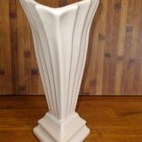Vintage art deco vase draped shape