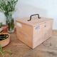Small wooden chest - old trunk