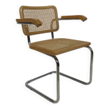 Cesca chair B64 with armrests by Marcel Breuer Design