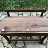 Vintage wooden school desk for children