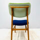Four middle century chairs