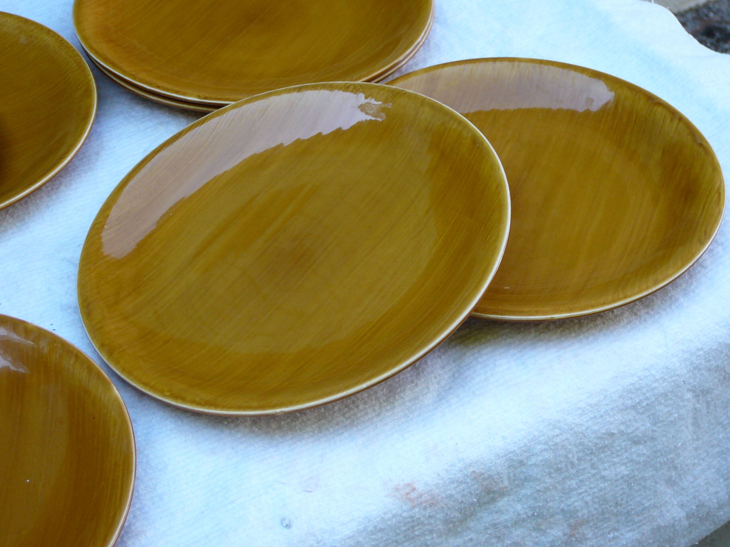 10 flat plates Salins Provence