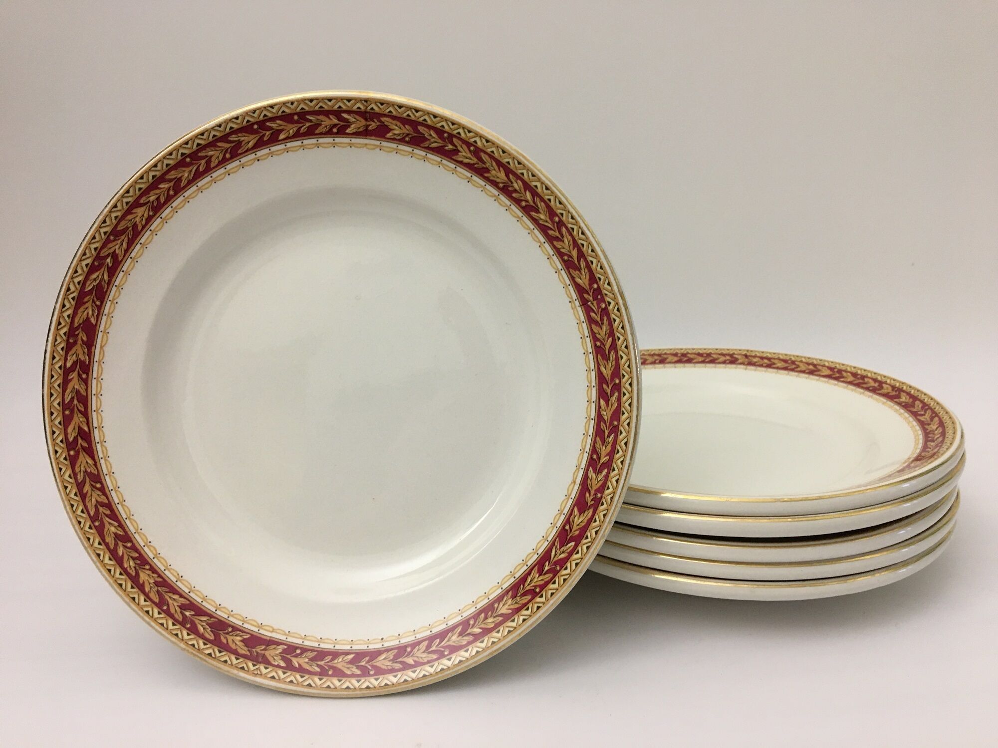 Set of 6 Dessert Plates "Britamic Lifelong Ironstone England"