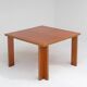 Vintage dining table set with armchairs