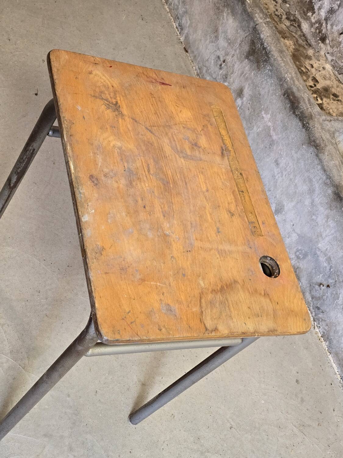 Bureau écolier taille adulte 1960
