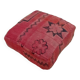 Handmade Berber pouf in wool 60 X 60 X 20 CM