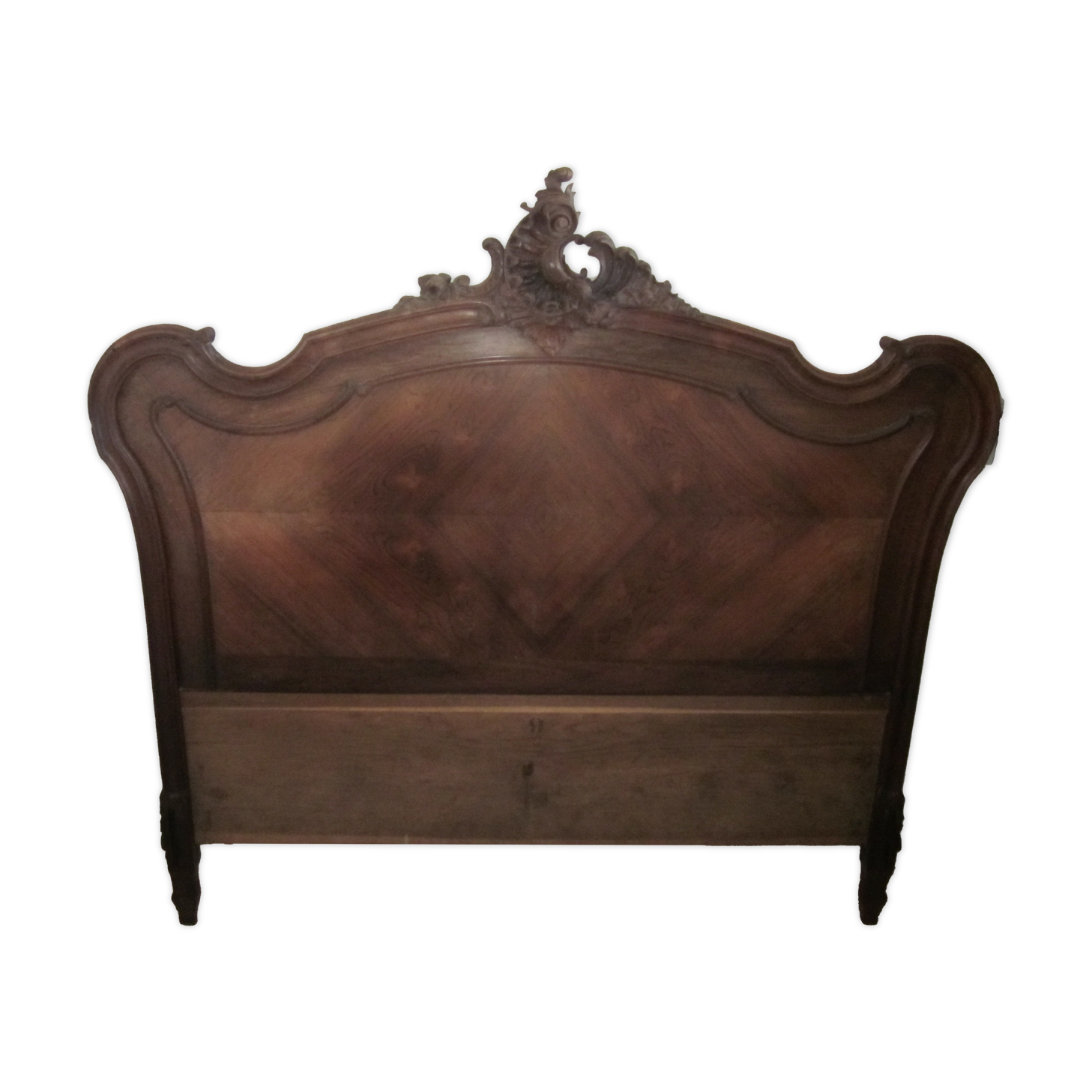Headboard louis xv in walnut