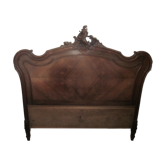 Tete de lit louis xv en noyer