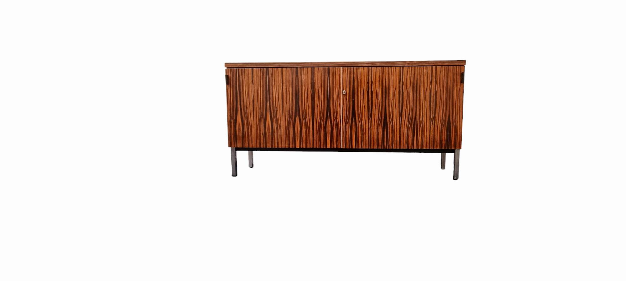 Florence Knoll style Modernist Makassar Sideboard from Voko Works Design, Germany, 1968