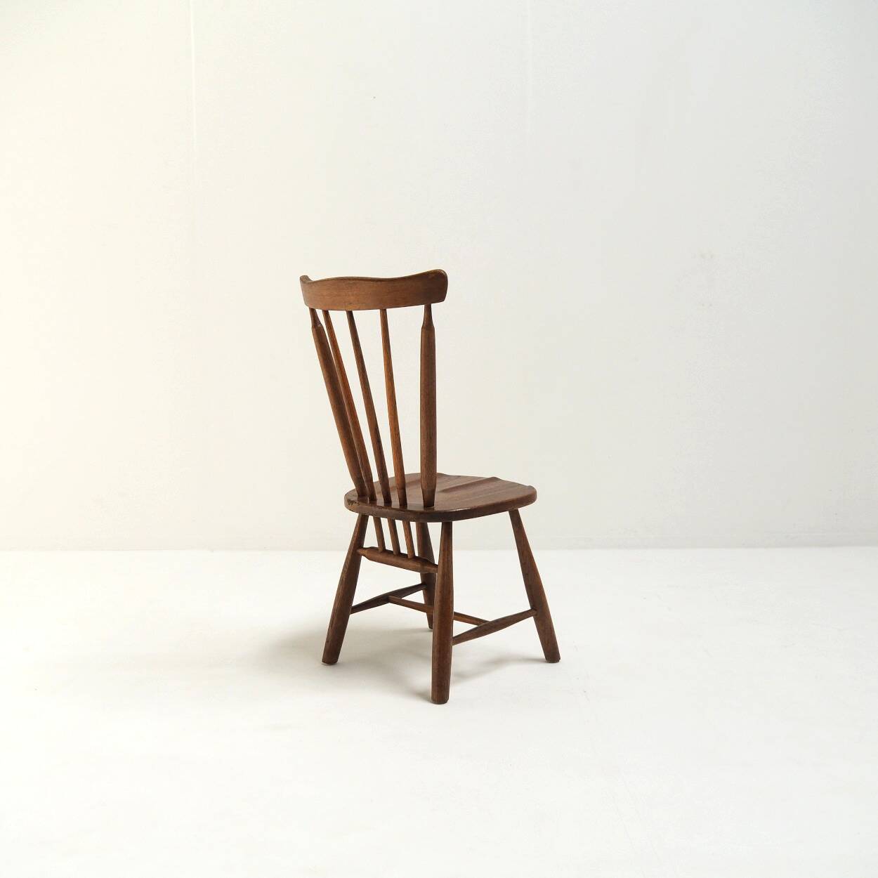Set of 6 Vintage Chairs in the Japandi Brutalist Style