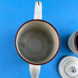 Enamelled coffee maker