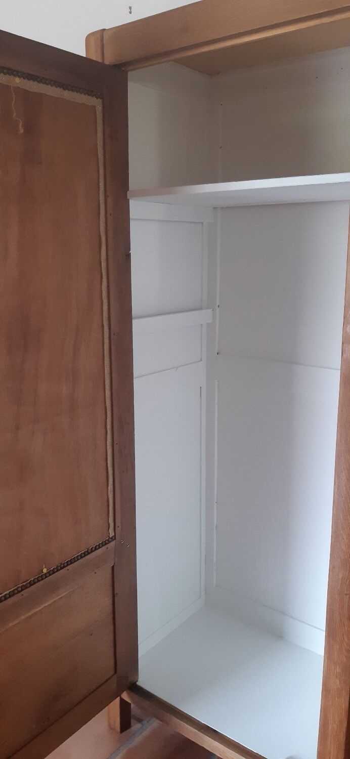 Asymmetrical wardrobe-chest of drawers
