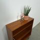 Noten fineer boekenkast LP kast met legplanken nr. 2