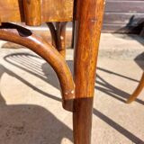 6 chaises Baumann en bois et simili cuir