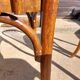 6 Baumann chairs in wood and imitation leather