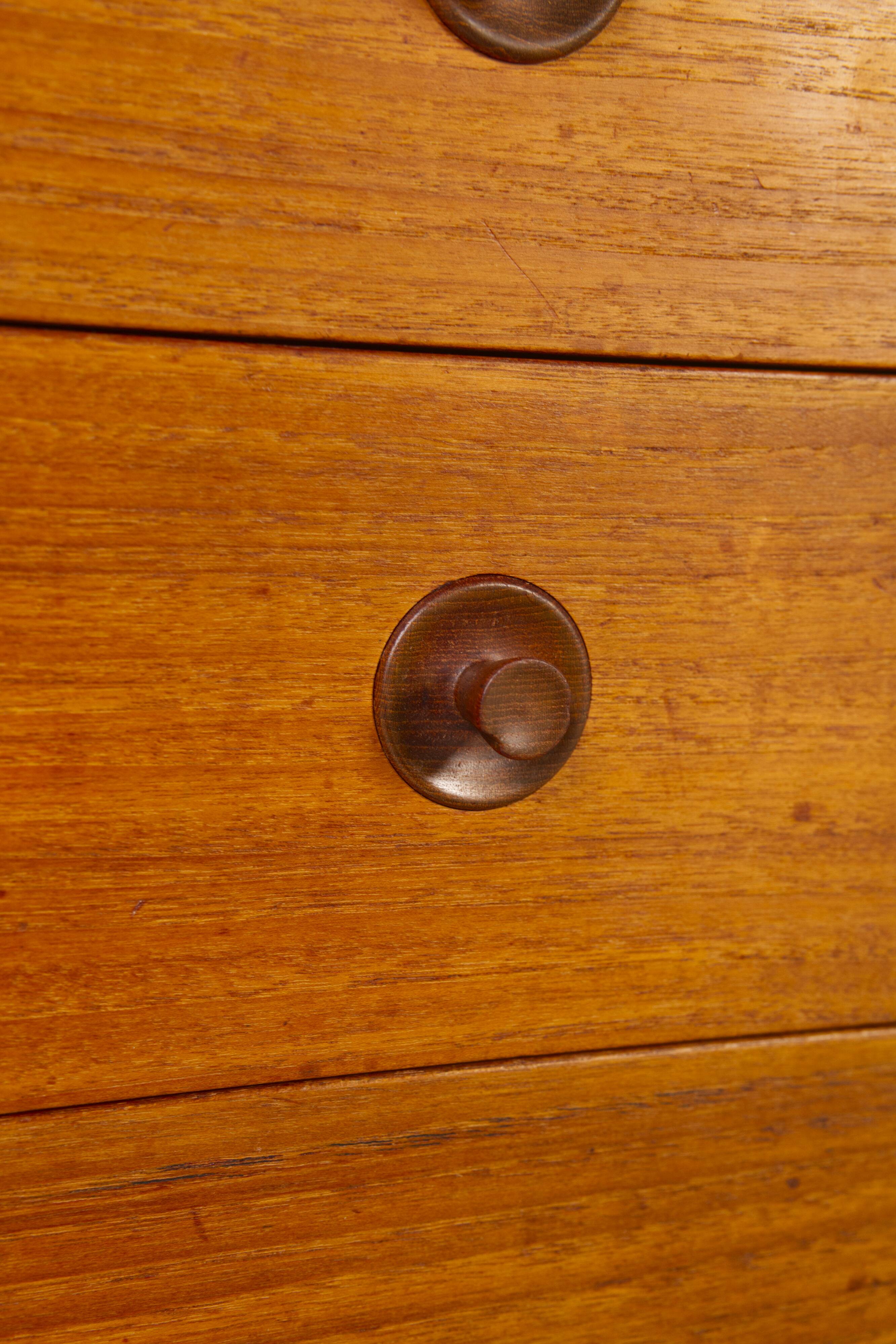 Oak and teak chest of drawers by Børge Mogensen for Karl Andersson & Söner, 1958