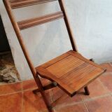 Chaise pliante en bois