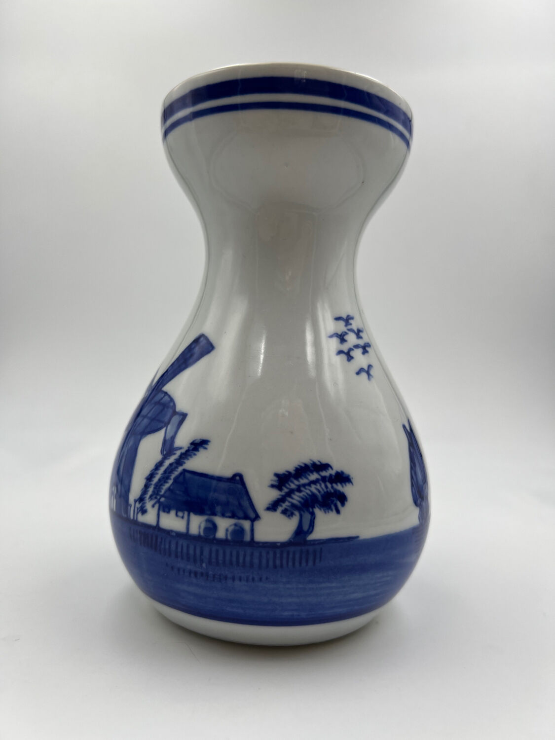 Hand-painted ceramic vase