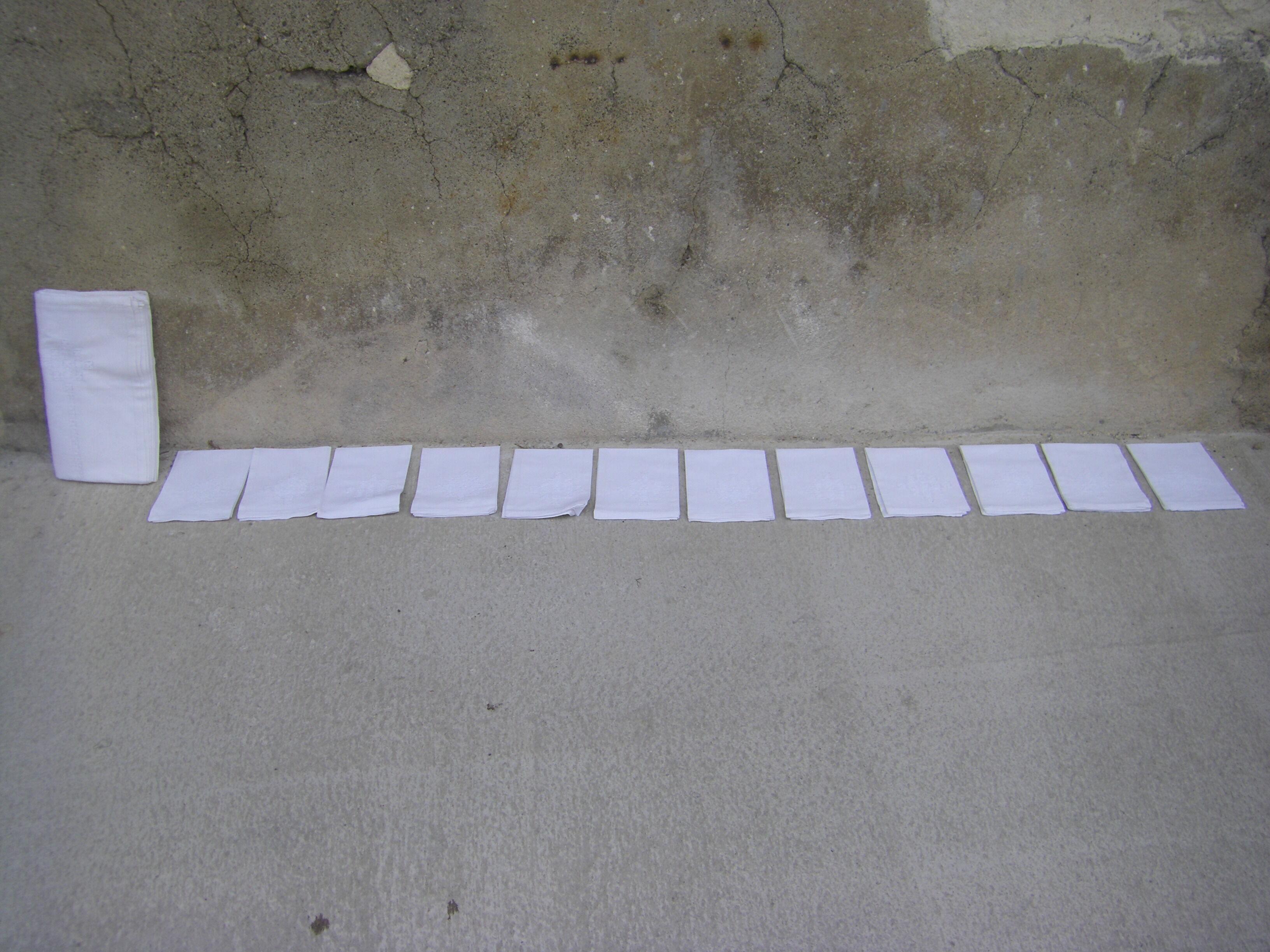 Tablecloth and its twelve vintage towels