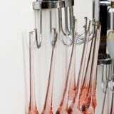 Sconces vintage roses in glass blowing and brainwashing of Murano