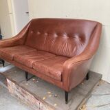 60s leather sofa