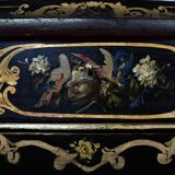 Painted wooden work table, Napoleon III period – mid 19th century