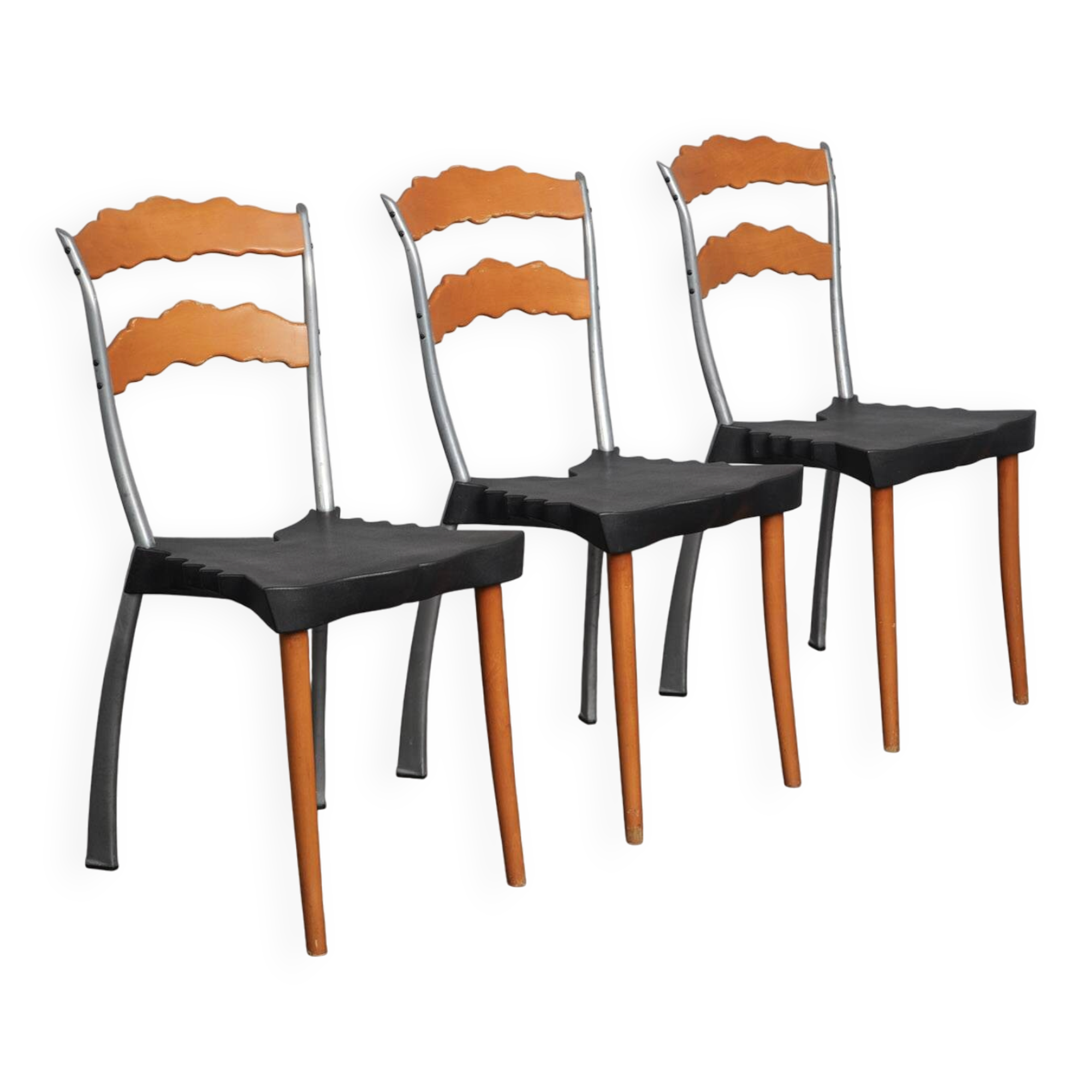 Set of 3 Sedlak dining chairs by Bořek Šípek for Vitra, Switzerland, 1992