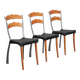 Set of 3 Sedlak dining chairs by Bořek Šípek for Vitra, Switzerland, 1992