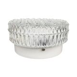 Crystal ceiling/wall lamp Kamenický Šenov, 1970s | Brusel style | Very good