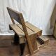 Two-sided church or business chair