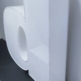 Letter lamp "D" plexiglass 80s