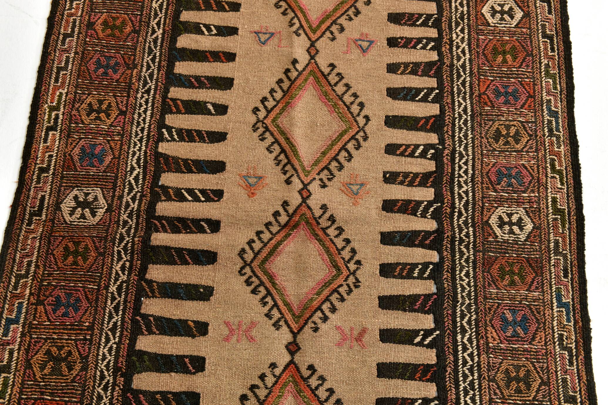 3x6 Mid Century Modern Kilim Rug, 99x197Cm