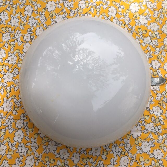 White opaline globe