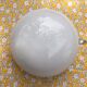 Globe en opaline blanche